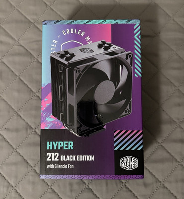 Cooler Master Hyper 212 Black Edition 120mm CPU Cooler 2000RPM 42CFM