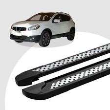 Trittbretter passend für Nissan Qashqai ab 12/2006-12/2013 (Model: VISO, Farbe: 