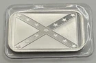 1oz .999 Fine Silver Confederate Flag Art Bar Sealed
