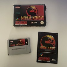 ebay® Auktion 277273643921 | SNES Super Nintendo Mortal Kombat mit OVP und Anleitung EUR Rarität Thumbnail of ebay® auction 277273643921 | SNES Super Nintendo Mortal Kombat mit OVP und Anleitung EUR Rarität