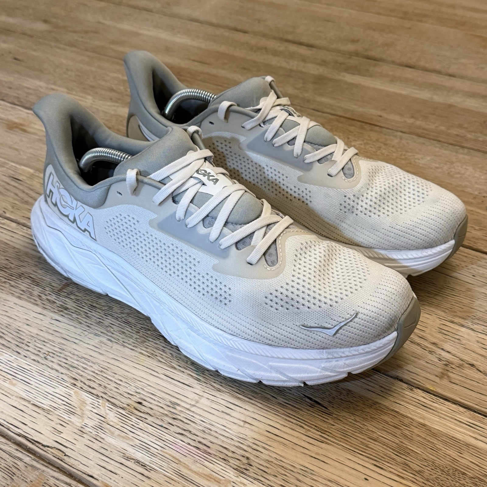 Men's Hoka One One Arahi 7 Road-Running Shoes size 12.5D Gray thumbnail 2