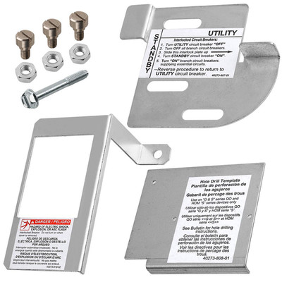 Generator Interlock Kit Compatible with Square D Electric HOMCGK2C Homeline Cove