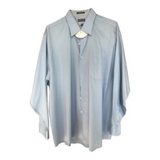 Arrow - Men  s  Blue Grey Long-sleeve Dress Shirt  Size XXL