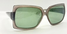 Vintage 350 Gray Translucent Oval Sunglasses FRAMES ONLY Japan
