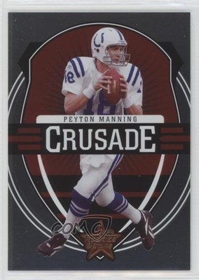 2006 Leaf Rookies & Stars Crusade Red 648/1000 Peyton Manning #C-5 HOF 0u8k