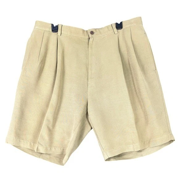 Tommy Bahama Silk Shorts Men 36 Vintage Y2K Relax Fit Resort Lounge Wear