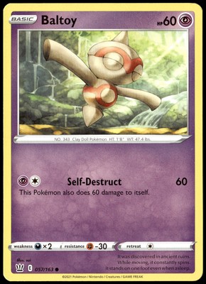 Baltoy SWSH05: Battle Styles #057/163
