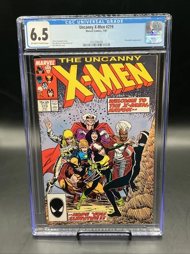 Uncanny X-Men #219 (Marvel Comics July 1987) CGC Graded 6.5 off-wht to wht