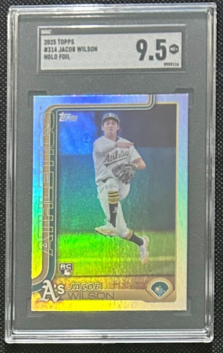 2025 Topps Series 1 - Jacob Wilson #314 Rainbow Foilboard