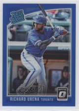 2018 Panini Chronicles Optic Rated Rookies Blue Prizm 107/149 Richard Urena 2u3