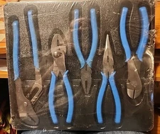 NEW Cornwell Tools CPL309 5pc Deluxe All Purpose  Pliers Set, BLUE