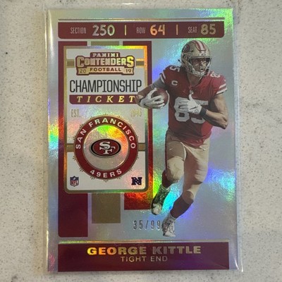 2019 Panini Contenders - Season Ticket George Kittle #89 Championship Ticket /99