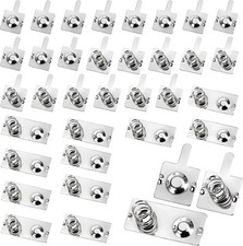 12 Pairs Battery Contacts AA Battery Springs Battery Negative to Positive Conver