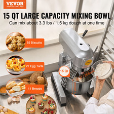 VEVOR Robot De Cuisine Mixeur