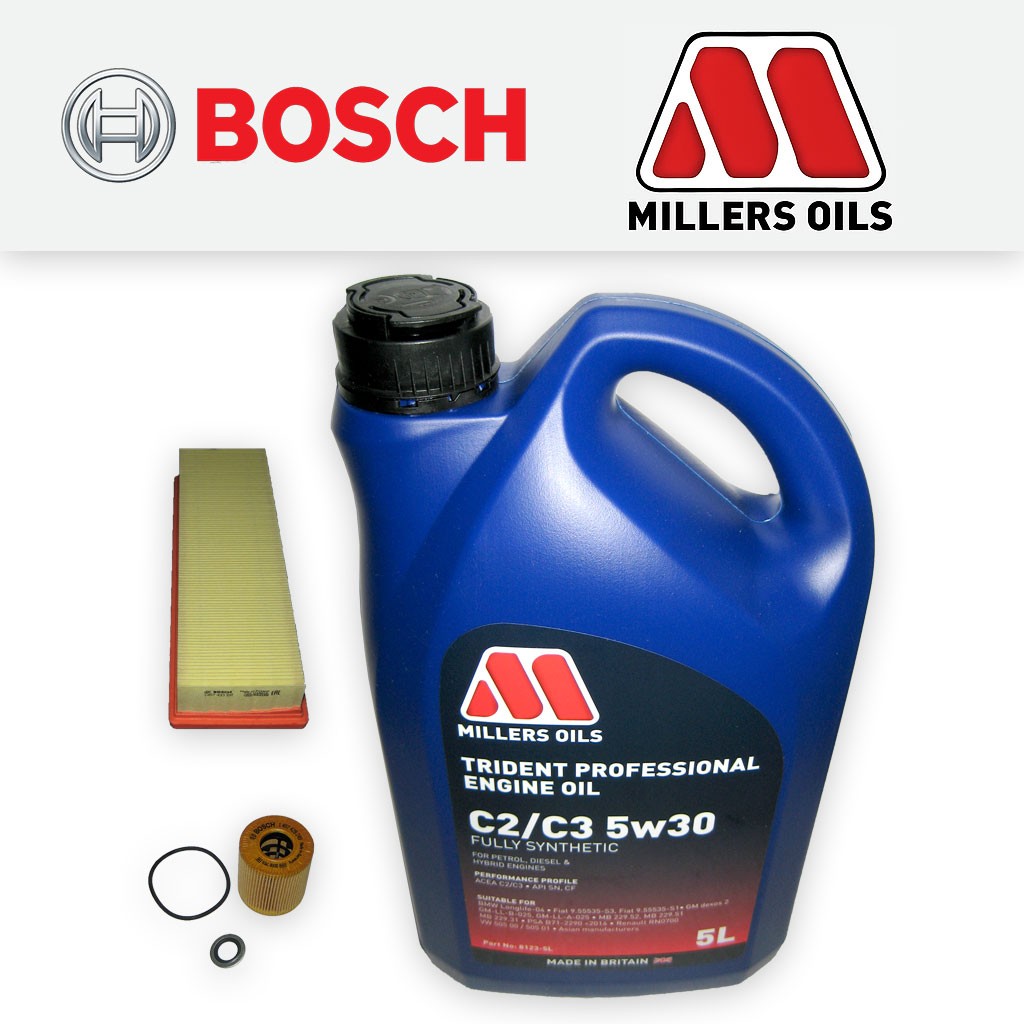 SERVICE KIT for CITROEN C2 1.4 16V PETROL OIL AIR FILTERS +5W30OIL (2004-2009)