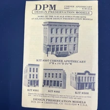 DPM Design Preservation Models #507 Corner Apothecary Scale N 3 x 1-3/8 x 3-3/3”