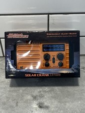 All Hazards NOAA Weather Alert Solar Crank CR1009 Emergency Alert Radio -NIB