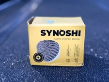 NEW Synoshi Power Spin Scrubber with Cone-Shaped Brush, Bent Box,1 Box 2 Brushes