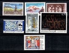 France 1996 Yv. 3018-3024 Neuf ** 100% tourisme, paysages, basilique, art