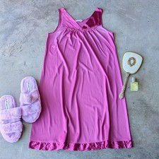 Vintage Vanity Fair Purple V-Neck Sleeveless Slip Nightgown