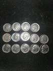 14 Dimes, One With 1942 W Mint Mark Dime
