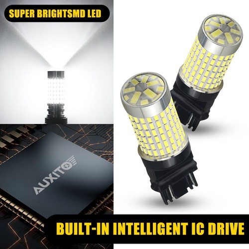 3157 3156 4057 White LED Backup Reverse Light Bulbs For GMC Sierra 1500 1999-13 - Imagen 10 de 27