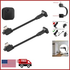 L-Shaped Power Extension Cord for Blink Outdoor 4th Gen 2 Pack Micro USB Adapter