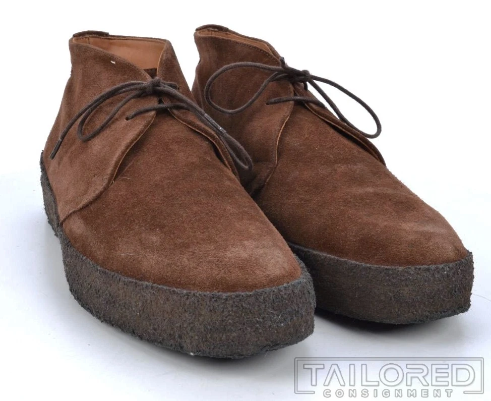 Sanders of England snuff suede 9/M Used conditions Sanders LoTop Polo Snuff Suede - Bradshaw & Lloyd main image 3