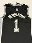 Victor Wembanyama Signed San Antonio Spurs Basketball Jersey COA