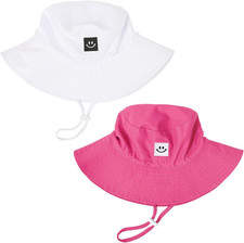 Baby Toddler Sun Hat,Kids Summer UPF 50 Foldable Beach Bucket Hat for Boys Girl
