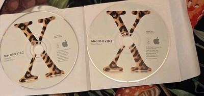 Apple iMAC OSX 10.2 disks Ships Free