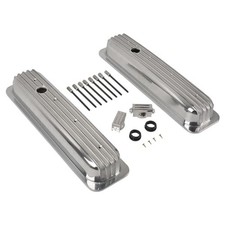 Valve Covers Short Polished Finned Center Bolt Valve Covers Short Polished Finned Center Bolt