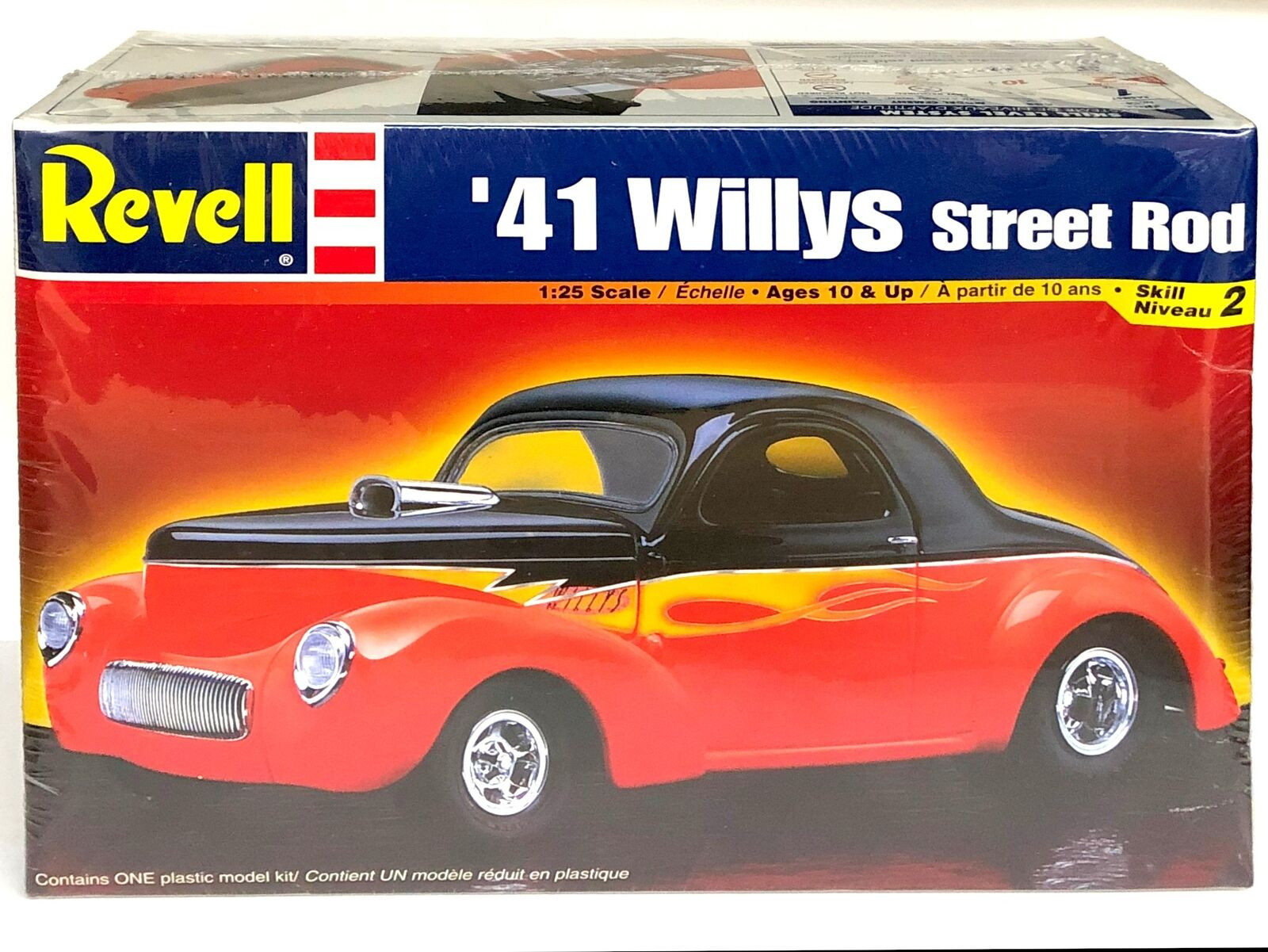Revell 2371 1/25 Scale '41 Willys Street Rod Plastic Model Car Kit