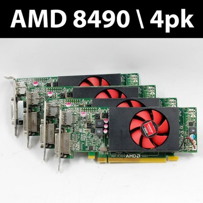 [4pk] AMD Radeon HD 8490 Graphics Card DVI Display Port PCI-E
