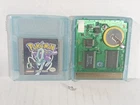 Pokemon Crystal Authentic New Battery Saves Clock Nintendo Game Boy Color GBC