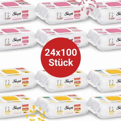Sleepy Easy Clean Oberflächenreinigungstücher   12x100 Gelb + 12x100 Pomelo | Re