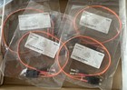 FIVE Corning Fiber Optic Multi-Mode Duplex 0.5 M Patch Cords - 62.5/125 um ST-SC