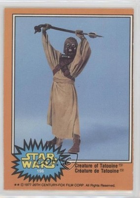 1977 O-Pee-Chee Star Wars Creature of Tatooine #196 0e3
