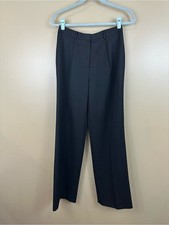 Brooks Brothers Women  s 100 Wool Classic Black Dress Pants Size 4 Lined Capsule