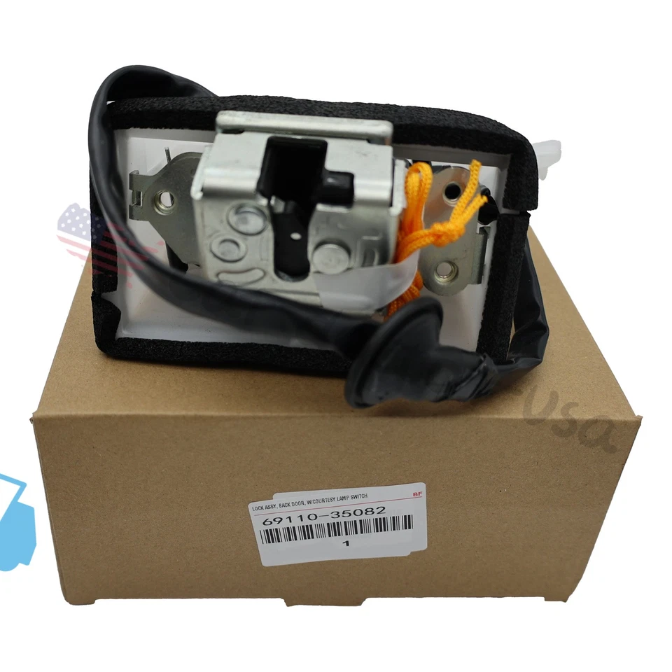 OEM Rear Trunk Ltailgate Lock Latch 69110-35082 For 10-21 Toyota 4runner 4.0L US Foto 4 de 4