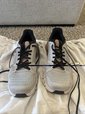 On Cloud Women  s Running Shoes Size 8 White Gray Black CloudTec Sneakers