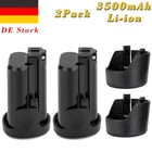 2x For Bosch GSR GDR GOP GWI GSA GSB BAT411 BAT412 10.8V 12V 3.5Ah Lithium Battery