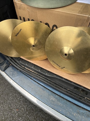 Jedna para talerzy 12" mini hi kapelusz . 12 Hi Hat. Świetny na busking. Darmowa przesyłka. - Zdjęcie 7 z 17