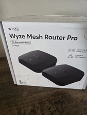 Wyze AXE5400 Tri-Band Wi-Fi 6E Mesh Router Pro, Covers up to 4000 Sq Ft (2 PACK)