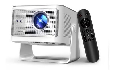 Smart Projector with 4K 8K Support, Mini Projector with Wifi6 and Bluetooth5.4