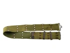US Military Army WW2 Pistol Canvas Web Belt OD Green