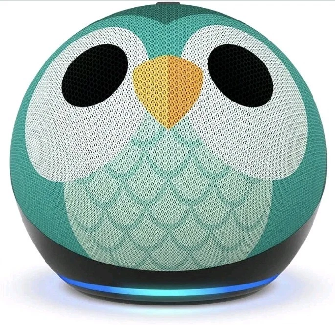 Amazon Echo Dot Kids Edition 5. Gen Smart Lautsprecher - Eule Design NEU OVP