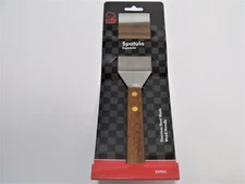 Chef Craft Small Solid Cookie Spatula Stainless Steel with Wood Handle #20981