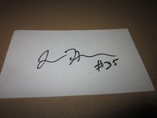 JORDAN HOOPER SIGNED AUTOGRAPHED 3X5 INDEX CARD-WNBA-DALLAS WINGS
