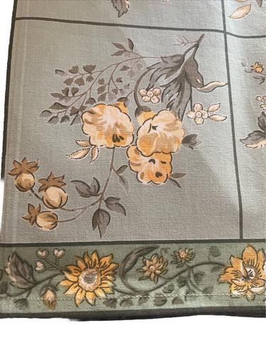 4 April Cornell Sunflower Green Yellow Periwinkle Placemats 14.5”x19.5” - Picture 8 of 9